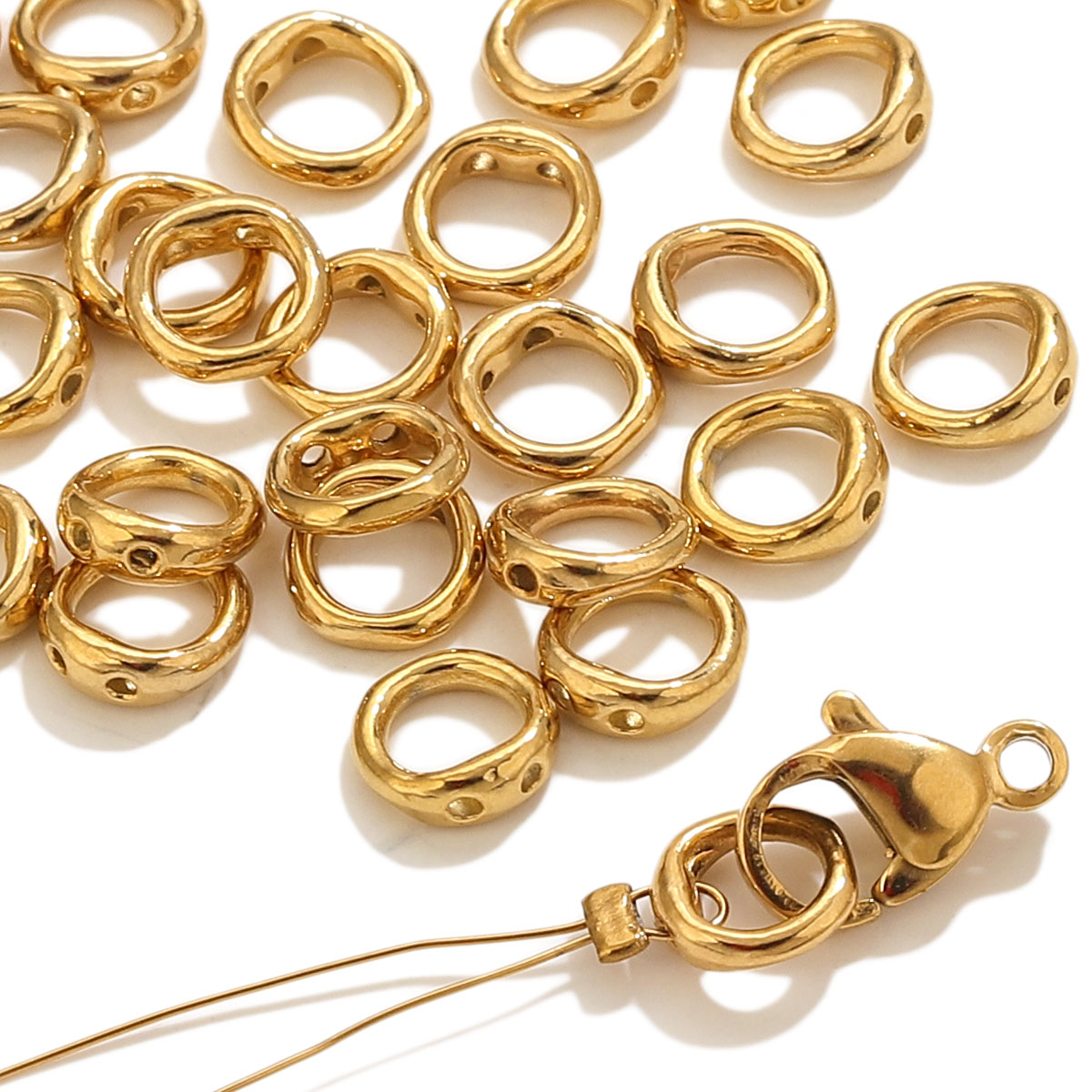 Jewelry Making Articles - 20 adet Paslanmaz Çelik Klipsler Uç