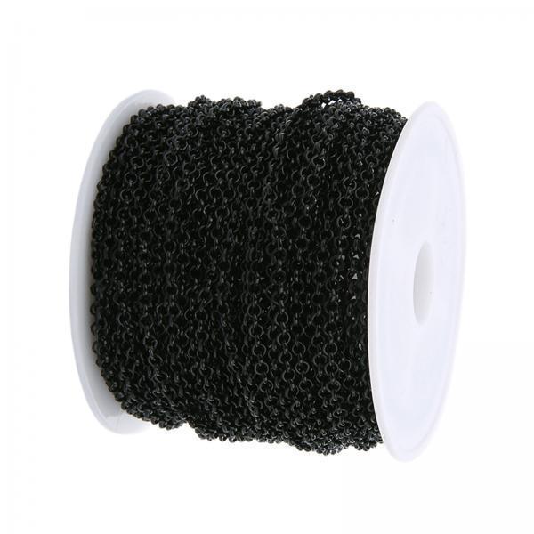 Chain Roll Cable - Demir Kaplama Kolye Zincirleri Toplu Set