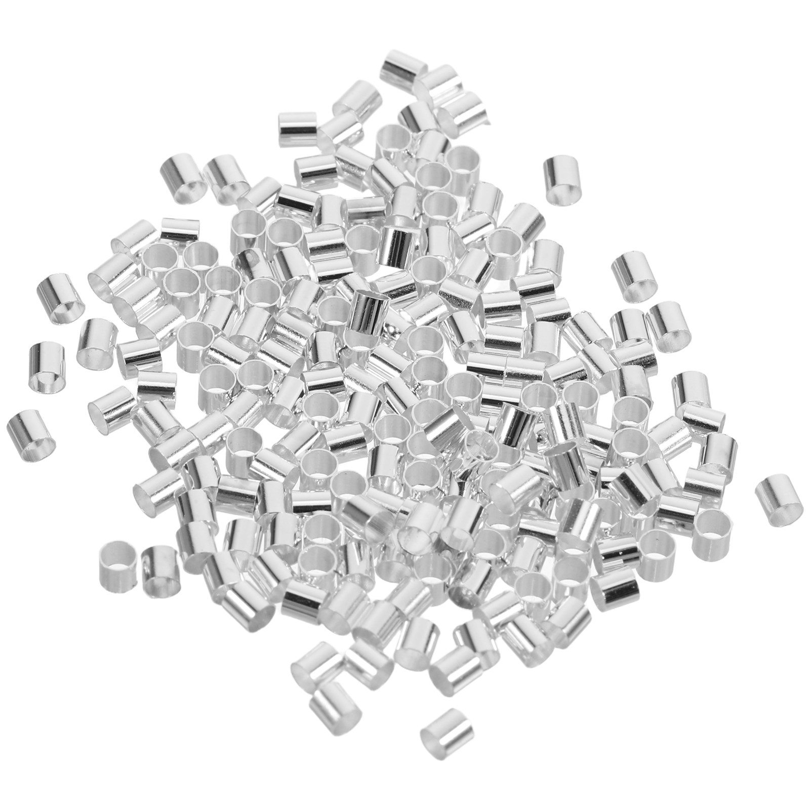 Crimp Bead Tube - 500 Adet Bakır Sıkma Tüp Boncukları