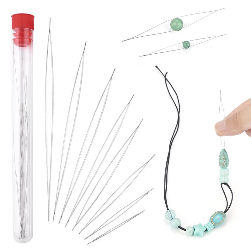 Beading Needle Fine - 1 takım açık boncuk iğneler iğneler