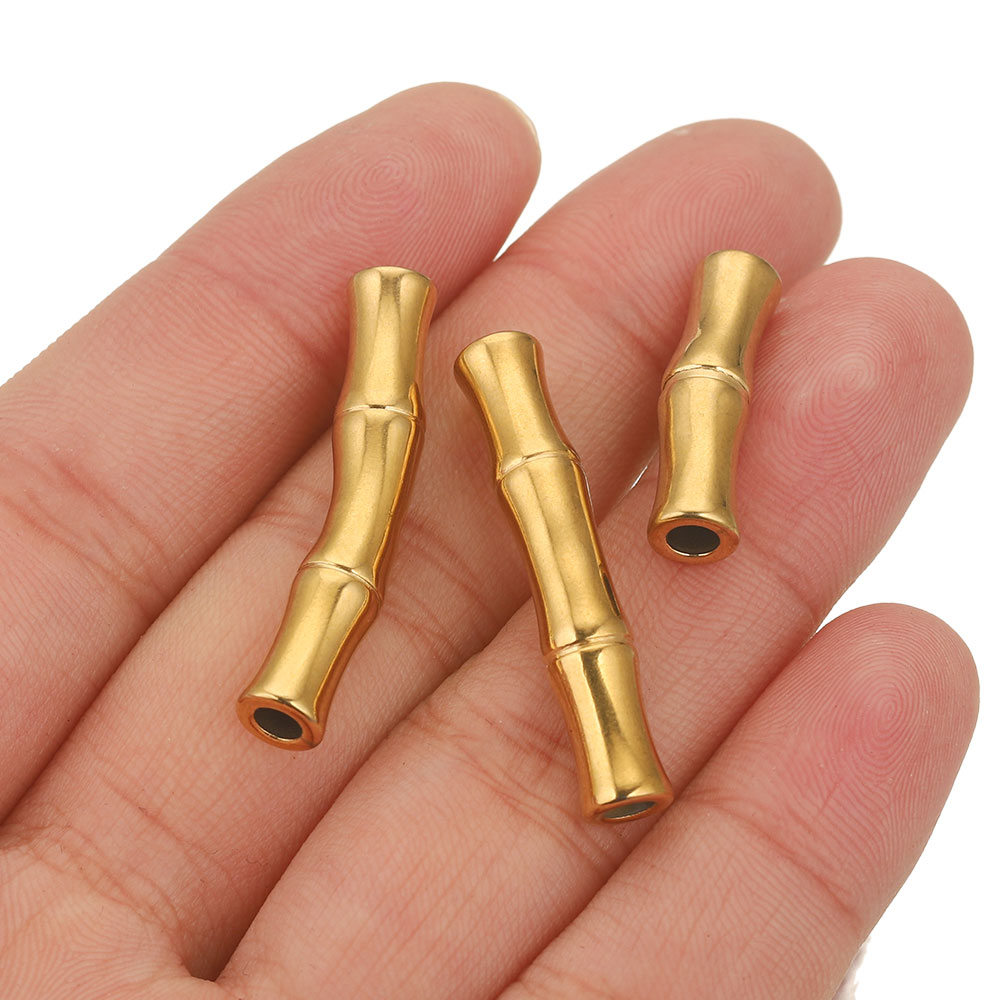 Crimp Bead Tube - 5 adet Paslanmaz Çelik Bağlayıcı Kavisli
