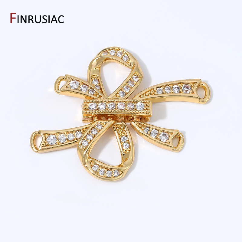 Jewelry Making Articles - 18K Altın Kaplama Pirinç Oyuk Kurdele