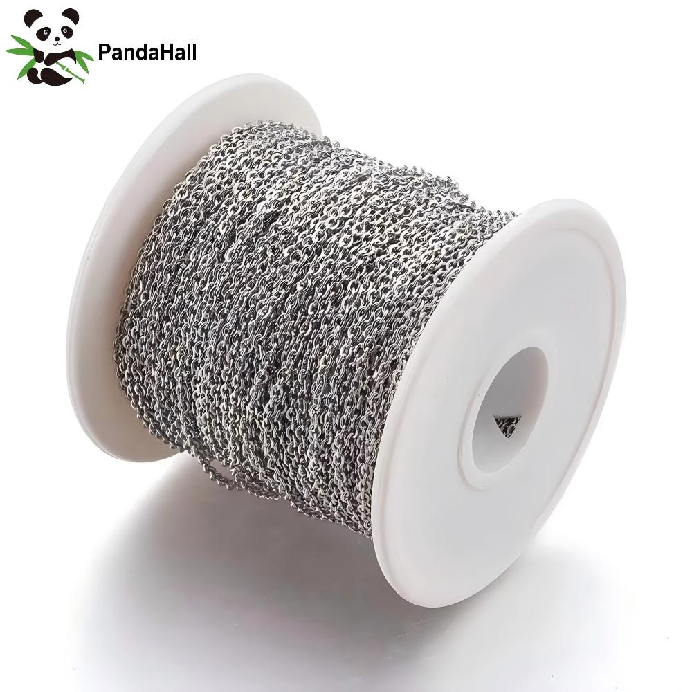 Chain Roll Cable - PandaHall 50m/rulo Paslanmaz Çelik Kablo Zincirleri