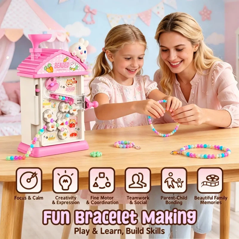 Jewelry Making Kit For Kids - Çocuklar İçin Otomatik Boncuk Dizme Makinesi