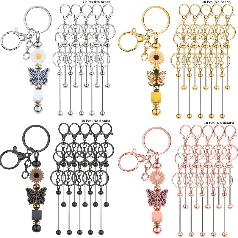 Jewelry Making Course - 10 adet DIY Benzersiz Boş Boncuklu