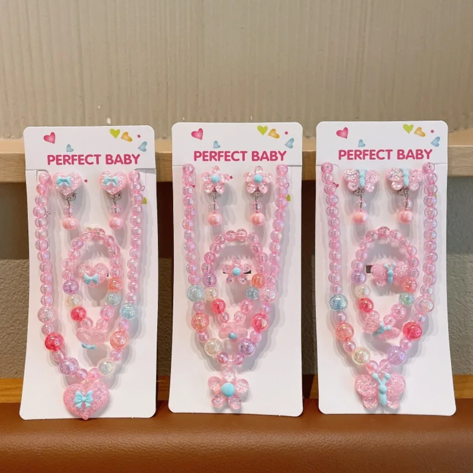 Parıltılı Pembe Kalp Boncuklu  - Jewelry Making Kits For Girls incelemesi ve fiyatı