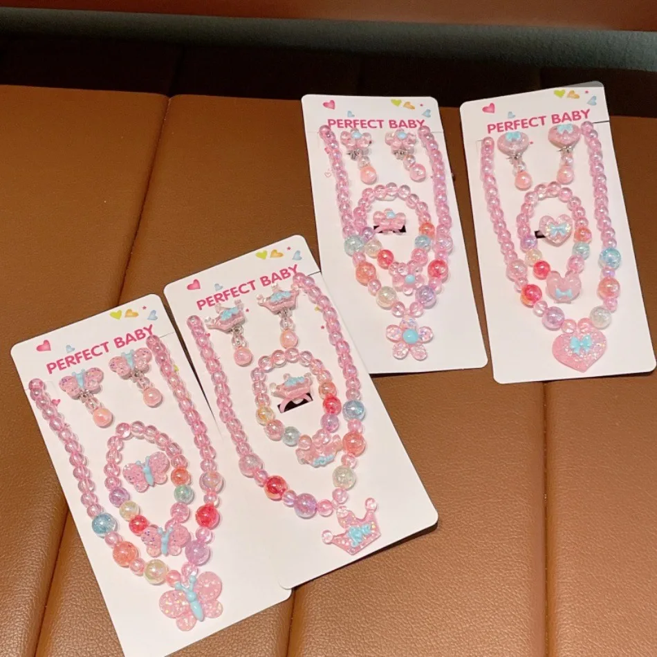 Parıltılı Pembe Kalp Boncuklu  - Jewelry Making Kits For Girls incelemesi ve fiyatı