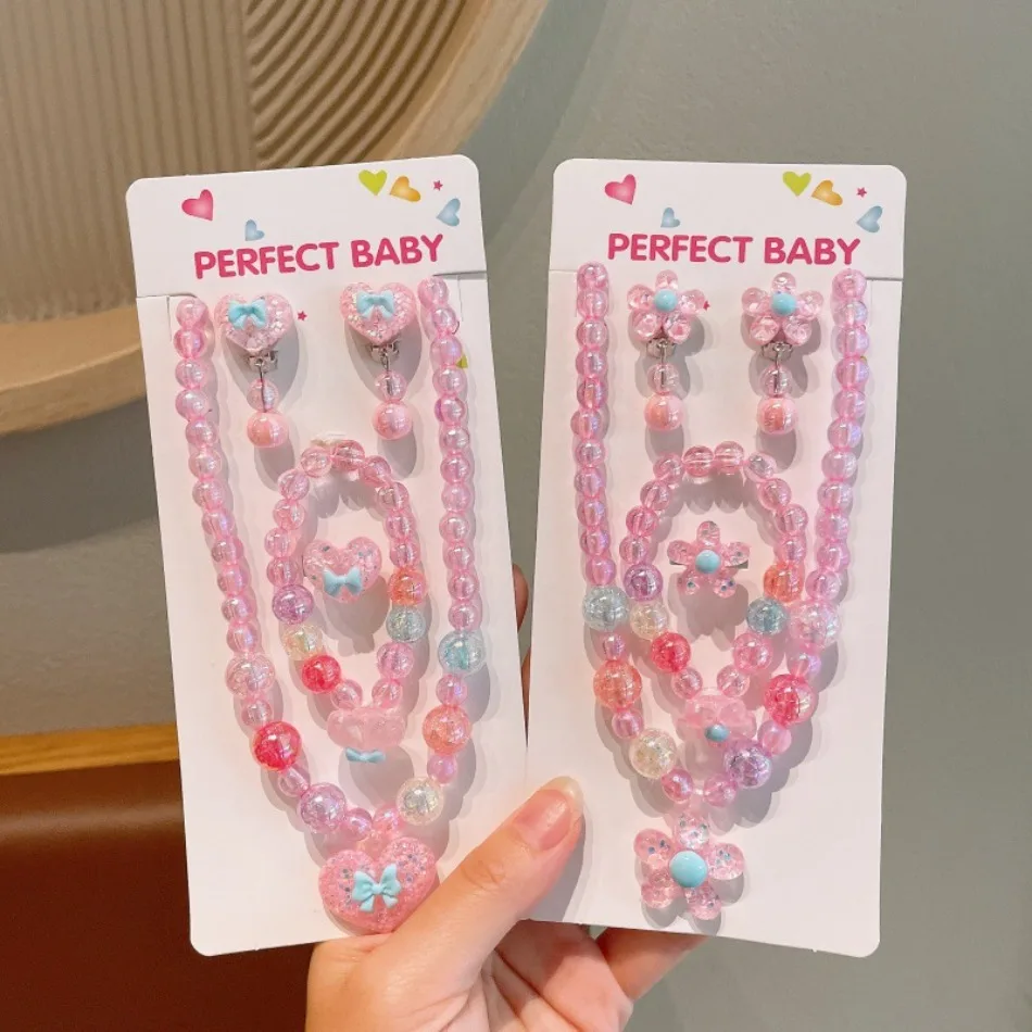 Parıltılı Pembe Kalp Boncuklu  - Jewelry Making Kits For Girls incelemesi ve fiyatı