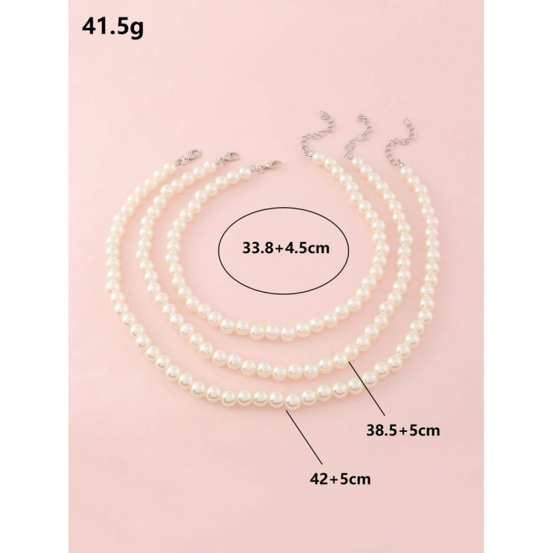 3 adet/takım kızlar beyaz inci - Jewelry Making Kits For Girls incelemesi ve fiyatı