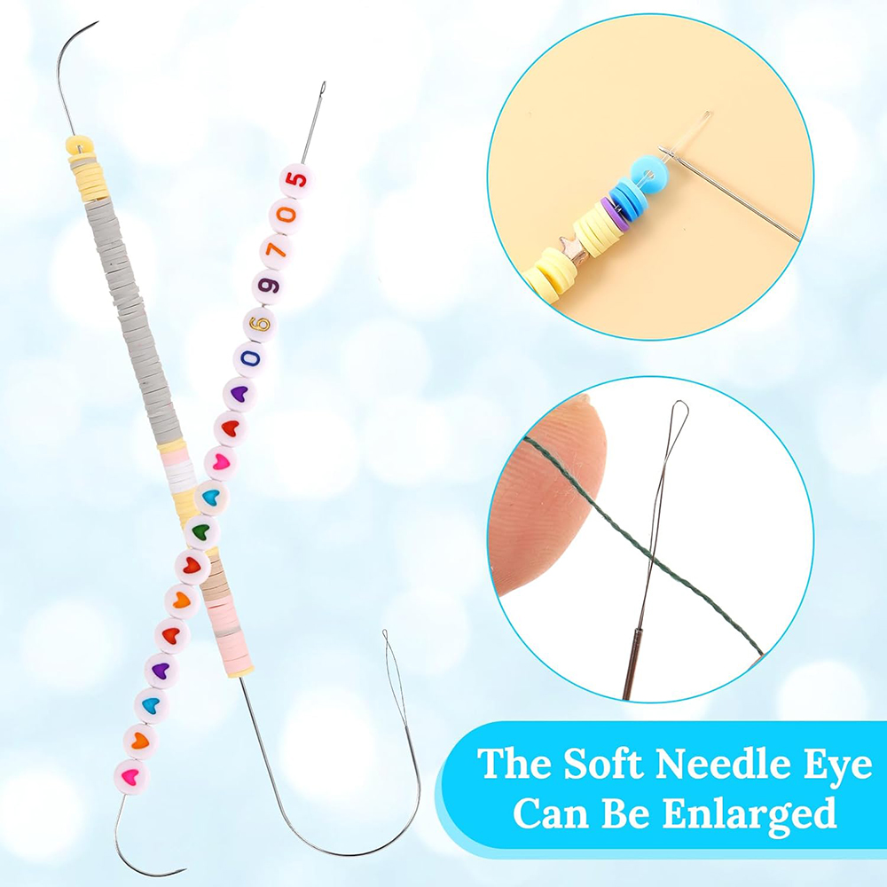 4 adet büyük göz boncuk iğnele - Beading Needle Fine incelemesi ve fiyatı