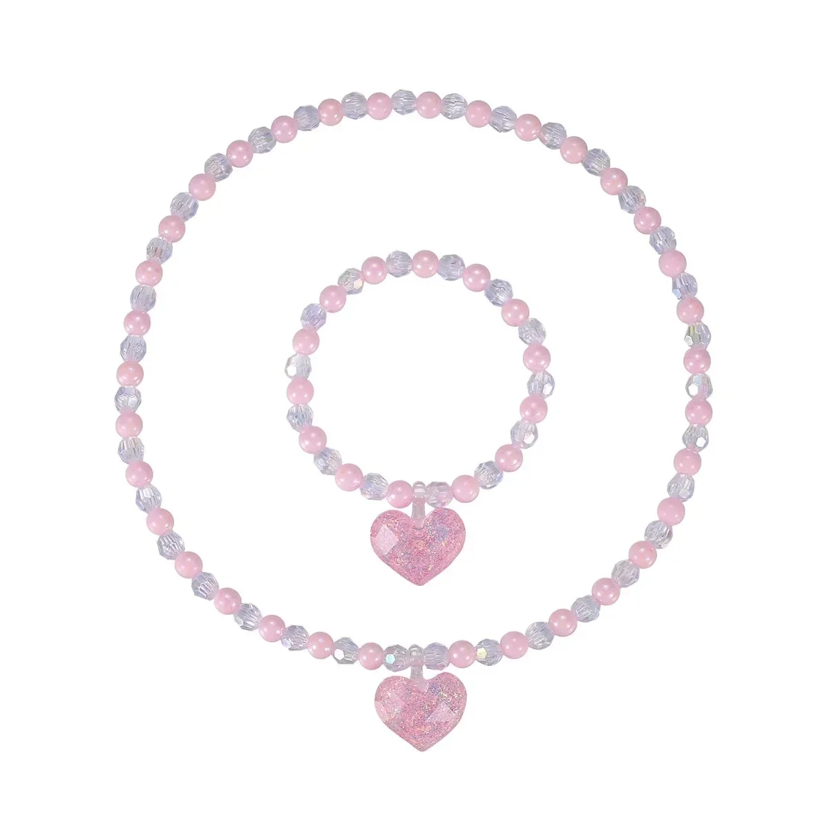Pembe Işıltılı Kalp Boncuklu T - Jewelry Making Kits For Girls incelemesi ve fiyatı