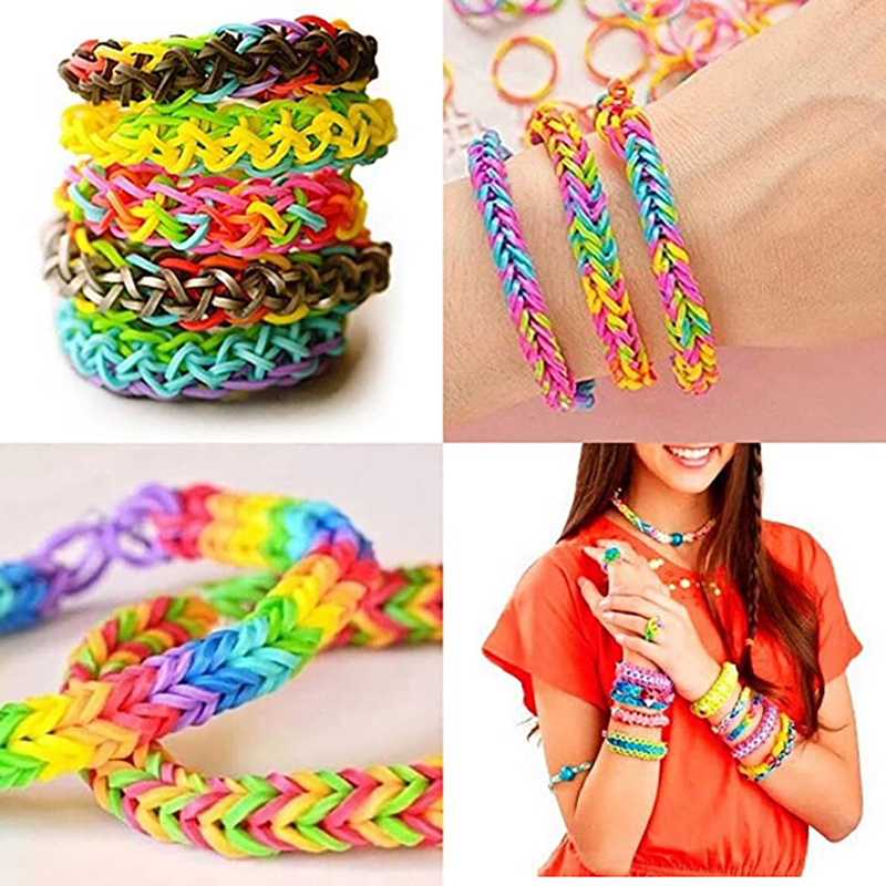 600 adet Renkli Lastik Bant Bi - Jewelry Making Course incelemesi ve fiyatı
