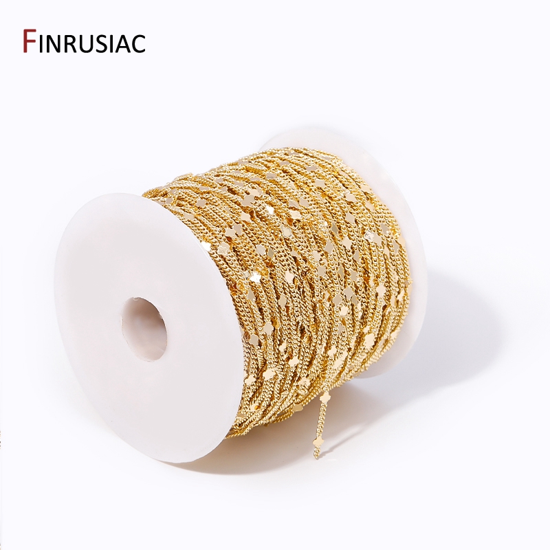 14K altın kaplama pirinç pul k - Chain Roll Cable incelemesi ve fiyatı